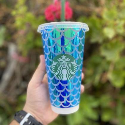 Full Mermaid Starbucks Cup, Mermaid Starbucks..