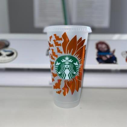 Starbucks Glitter Cups, Sunflower S..
