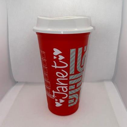 Starbucks Holiday Color Changing Cups, Candy Cane..